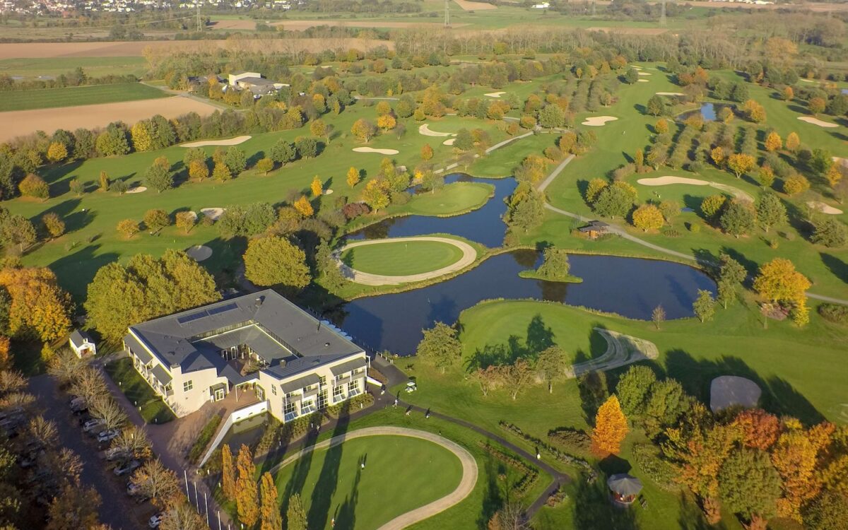 Luftbild vom Bad Vilbeler Golfclub Lindenhof