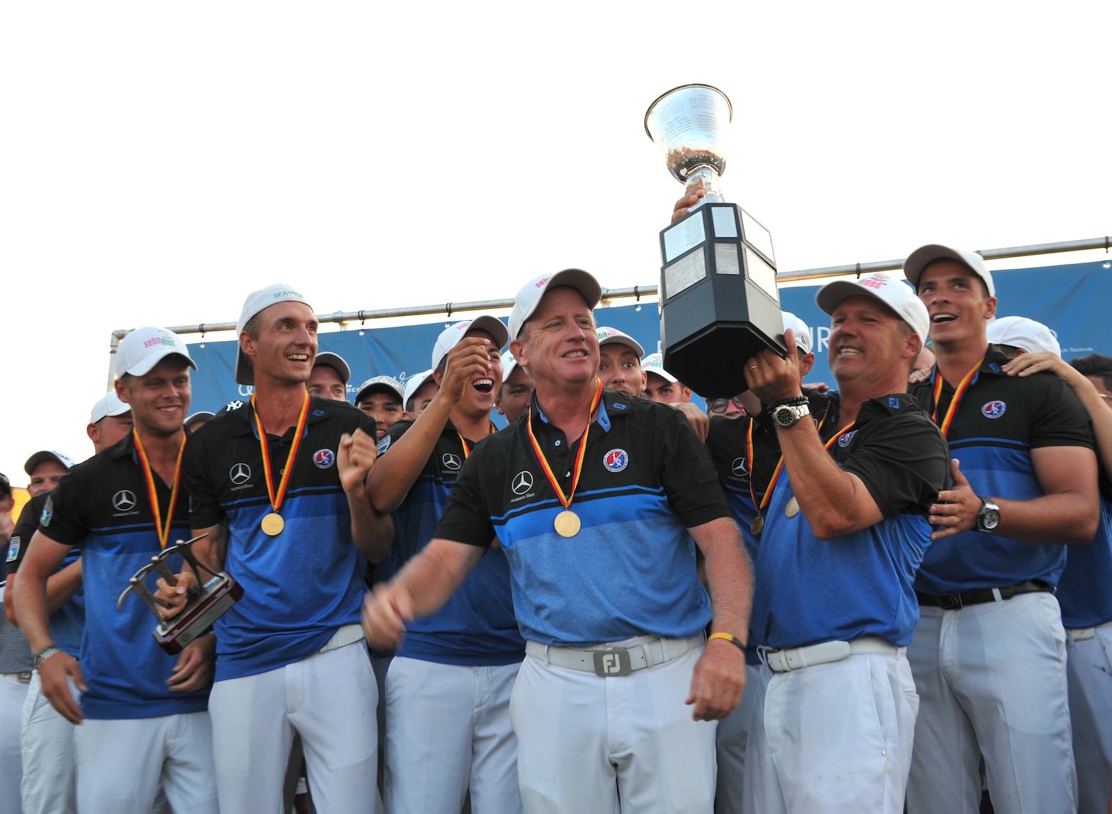 Ted Long und das Team des Golfclub Mannheim-Viernheim beim Final Four 2018