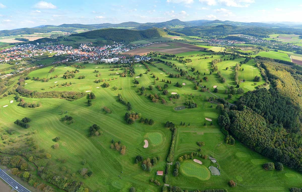 Luftaufnahme des Golfclub Fulda Rhön