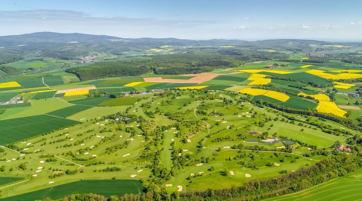 Luftbild vom Golfpark Idstein