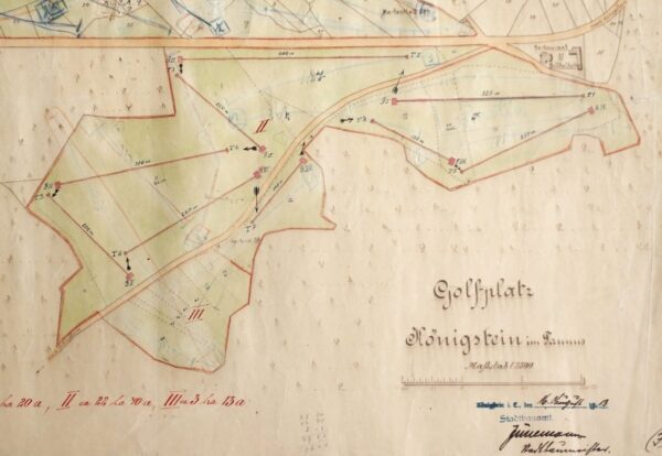 Königstein hatte einst einen eigenen Golfplatz
