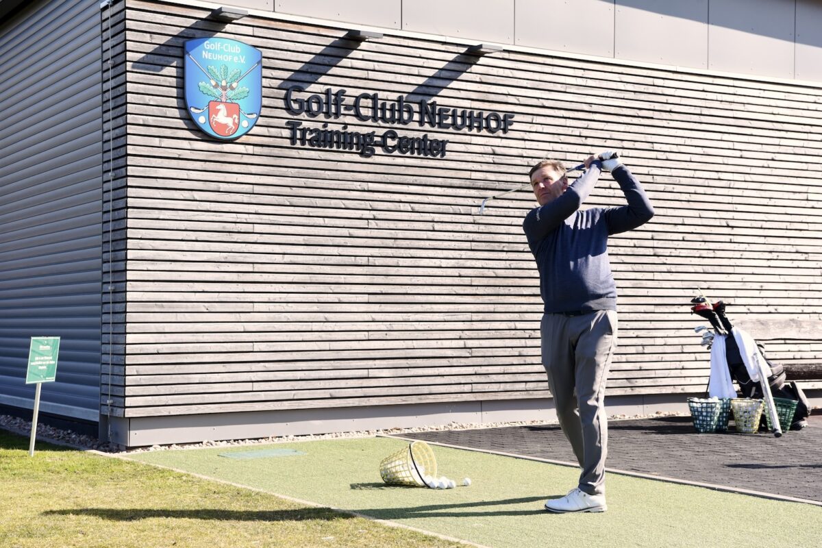 Golflehrer Michael Mitteregger im Golf-Club Neuhof