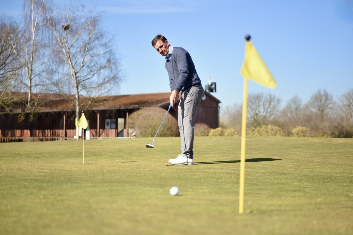 Golflehrer Michael Mitteregger im Golf-Club Neuhof