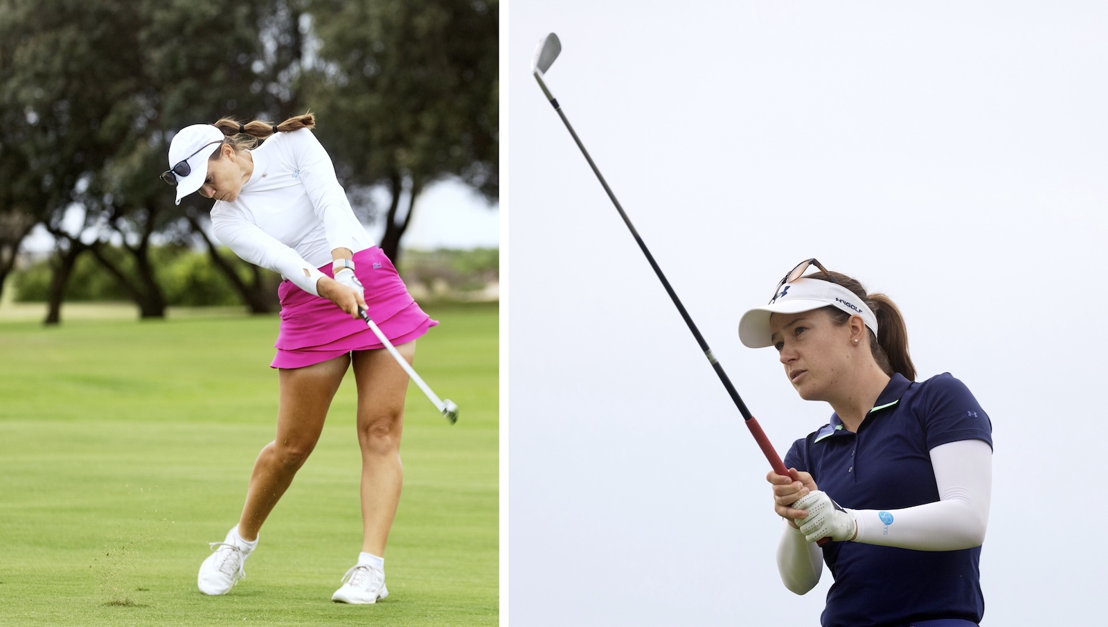 Helen Kreuzer und Laura Fünfstück auf der Ladies European Tour