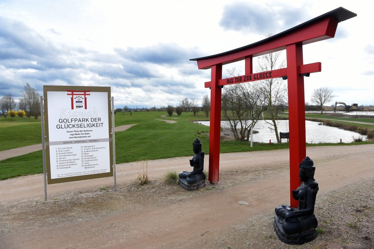 Tor zum Glück im Kiawah Golfpark Riedstadt