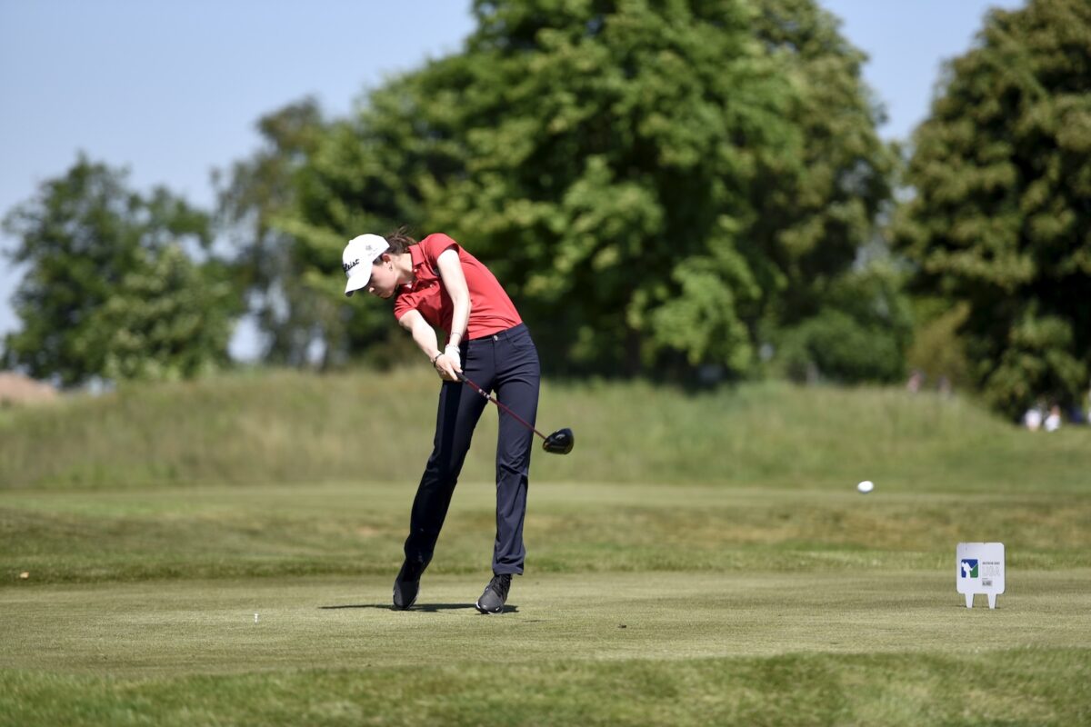 Constanze-Louise Keferstein beim Einsatz in der Bundesliga für den Frankfurter Golf Club