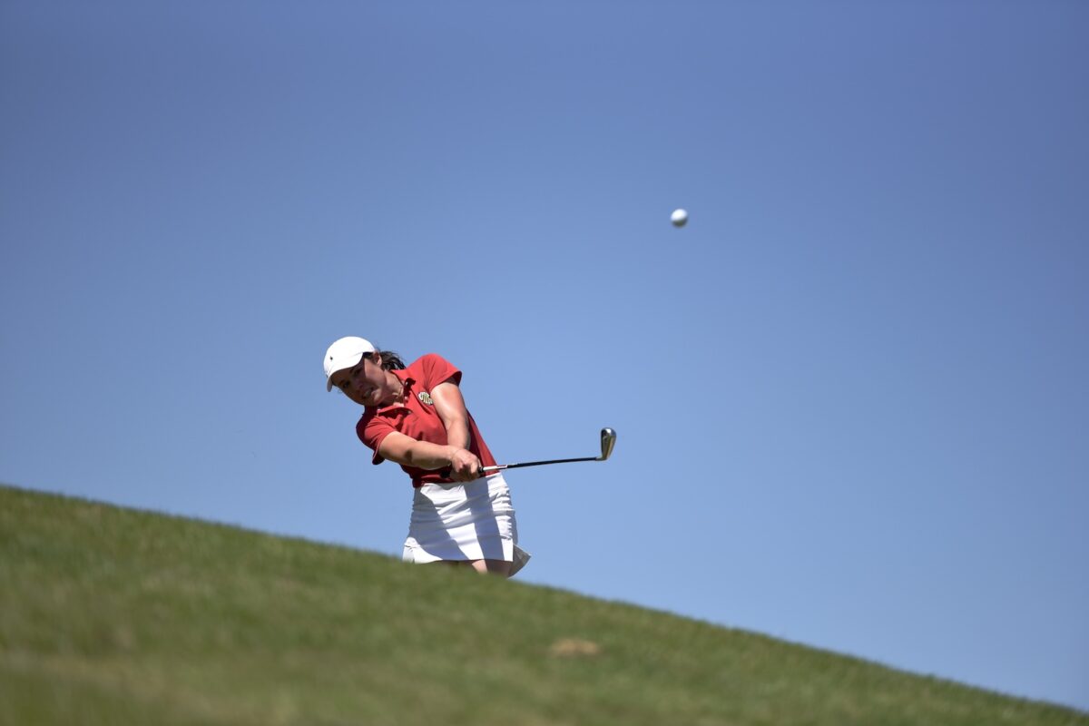 Johanna Kirch beim Einsatz in der Bundesliga für den Frankfurter Golf Club