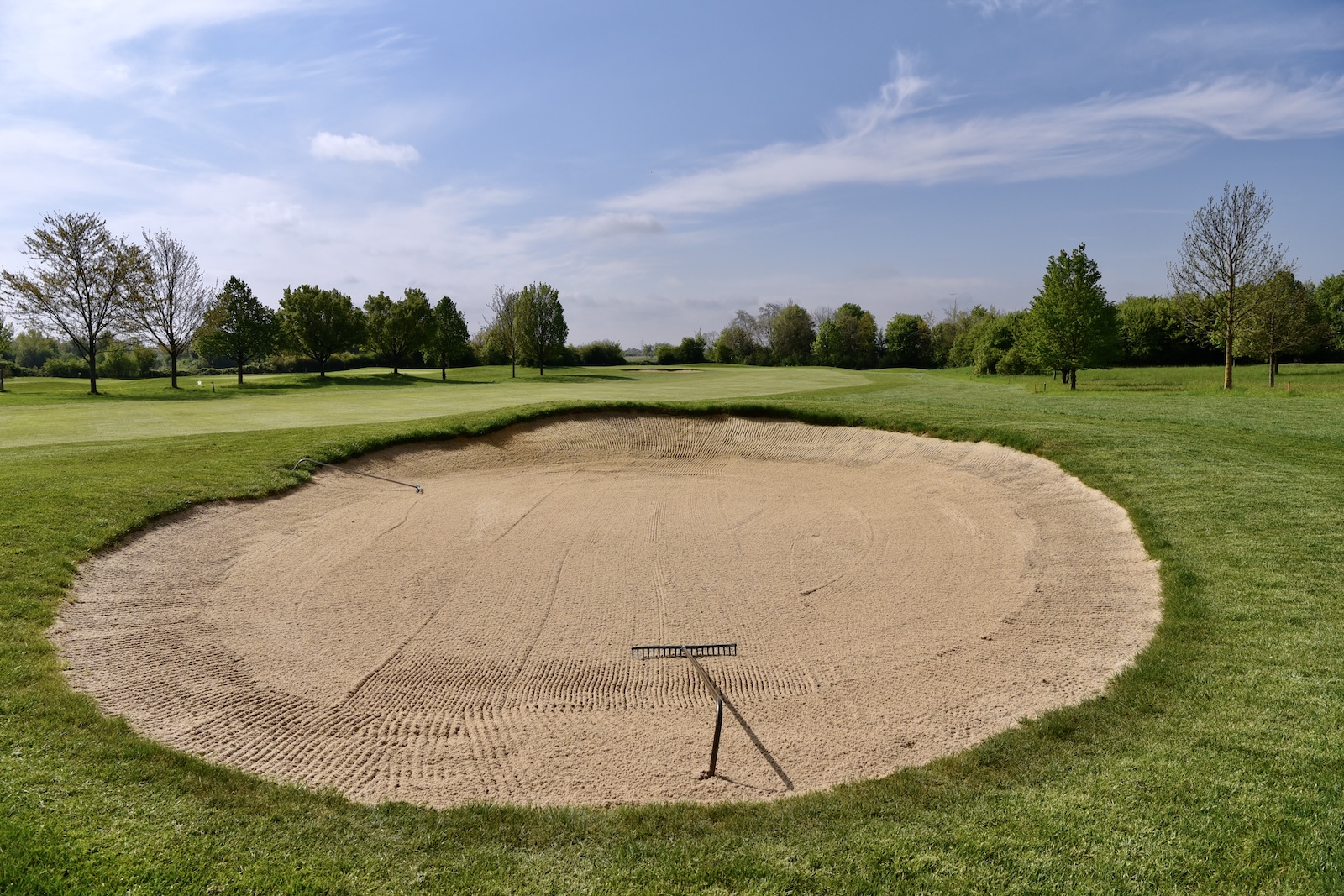 Bahn 6, Golf-Club Hof Hausen vor der Sonne