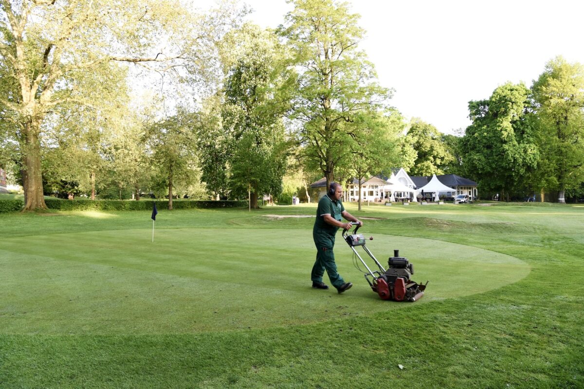 János Föcze Greenkeeper auf dem Old Course in Bad Homburg