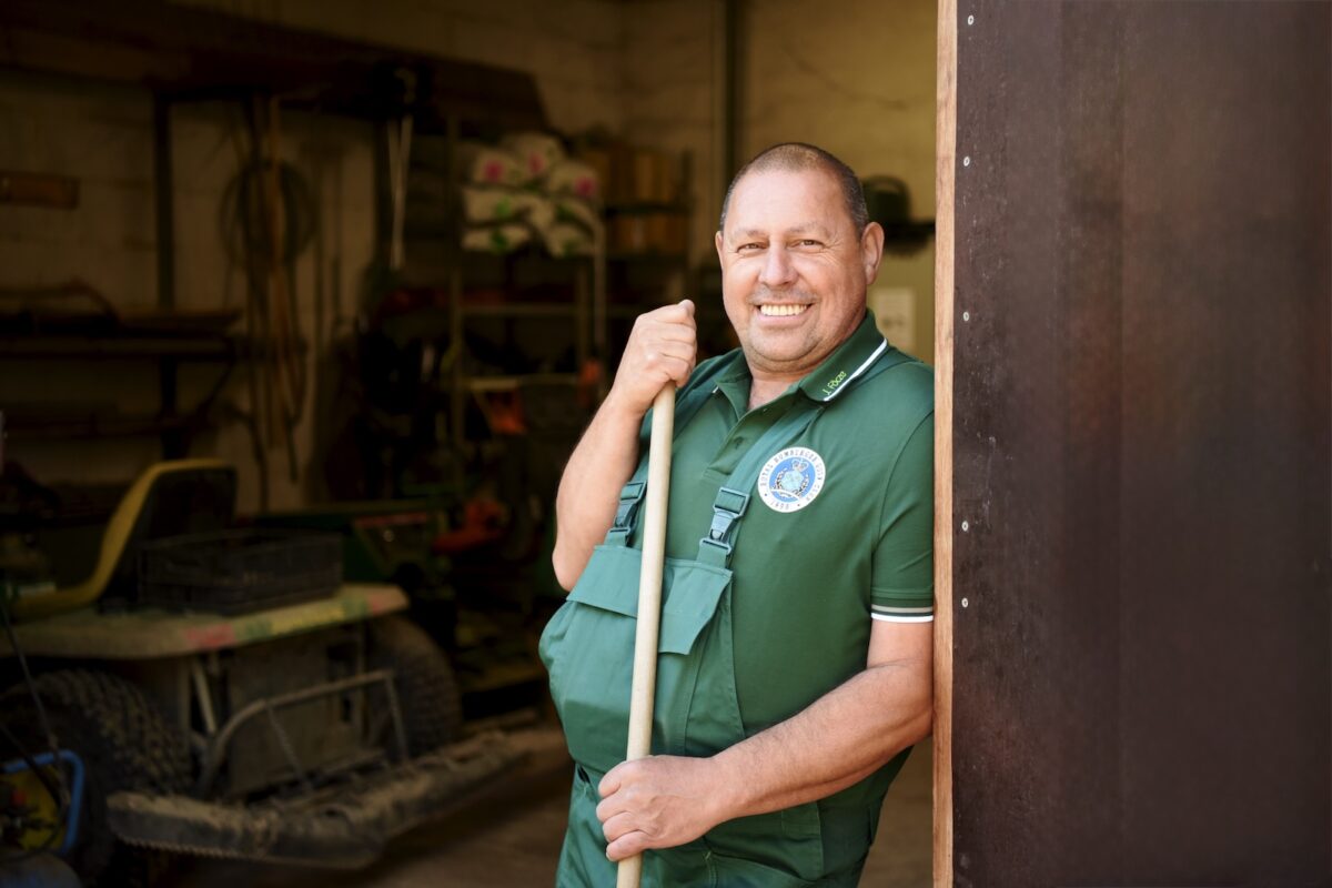 János Föcze Greenkeeper auf dem Old Course in Bad Homburg