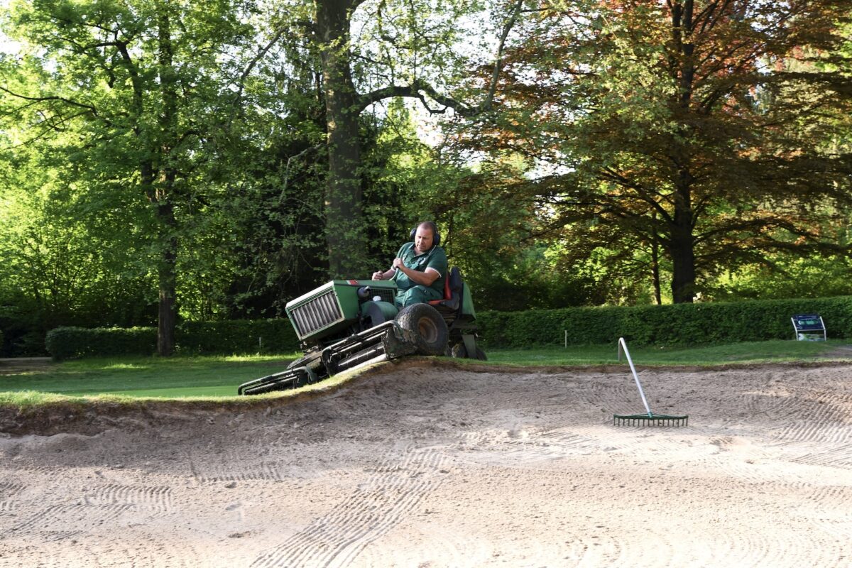 János Föcze Greenkeeper auf dem Old Course in Bad Homburg