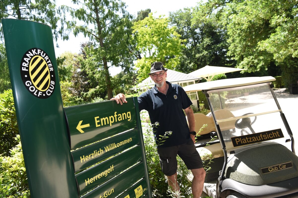 Caddiemeister Karsten Burhardt im Frankfurter Golf Club