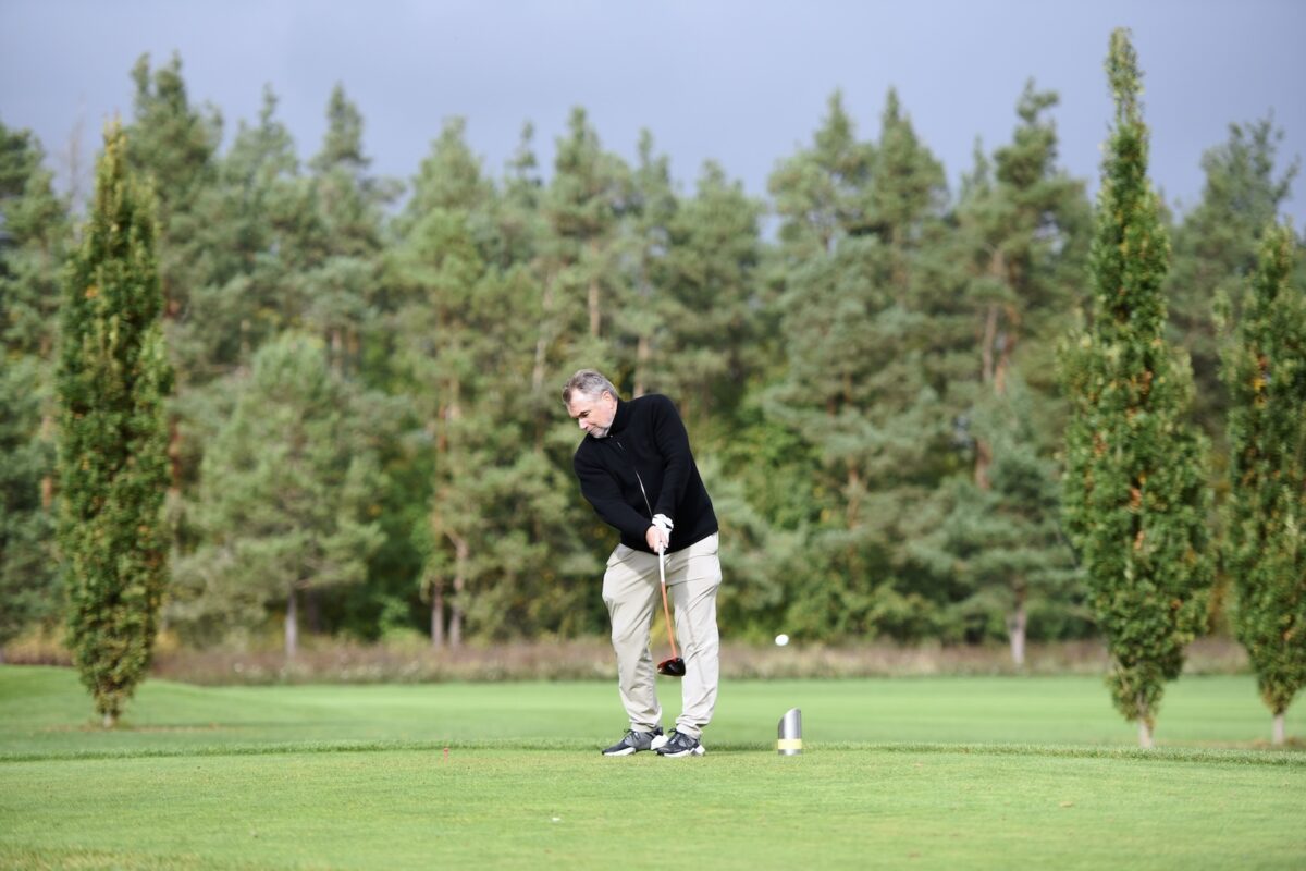 Bernd Hollerbach beim Golf im Golf Club Würzburg