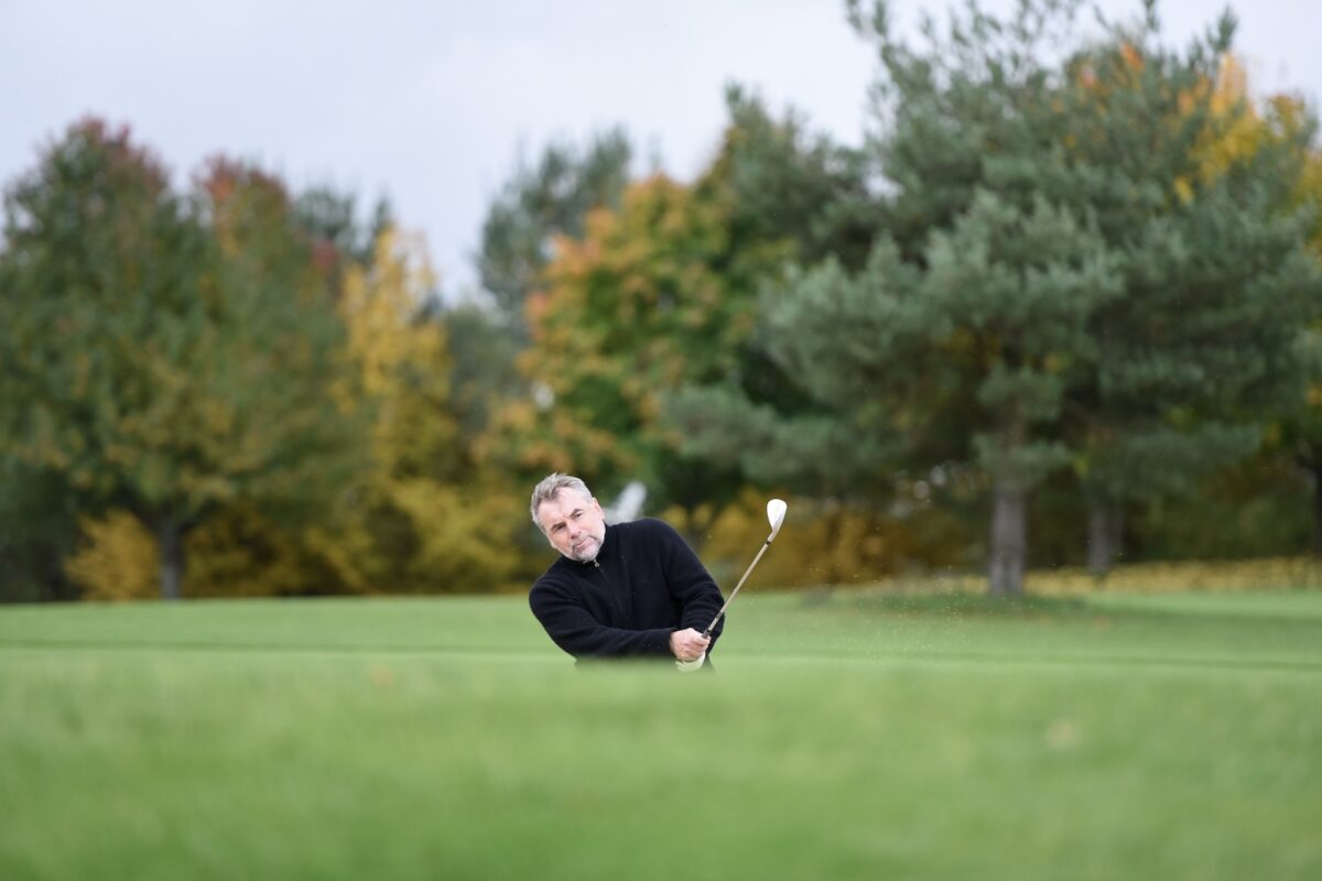 Bernd Hollerbach beim Golf im Golf Club Würzburg