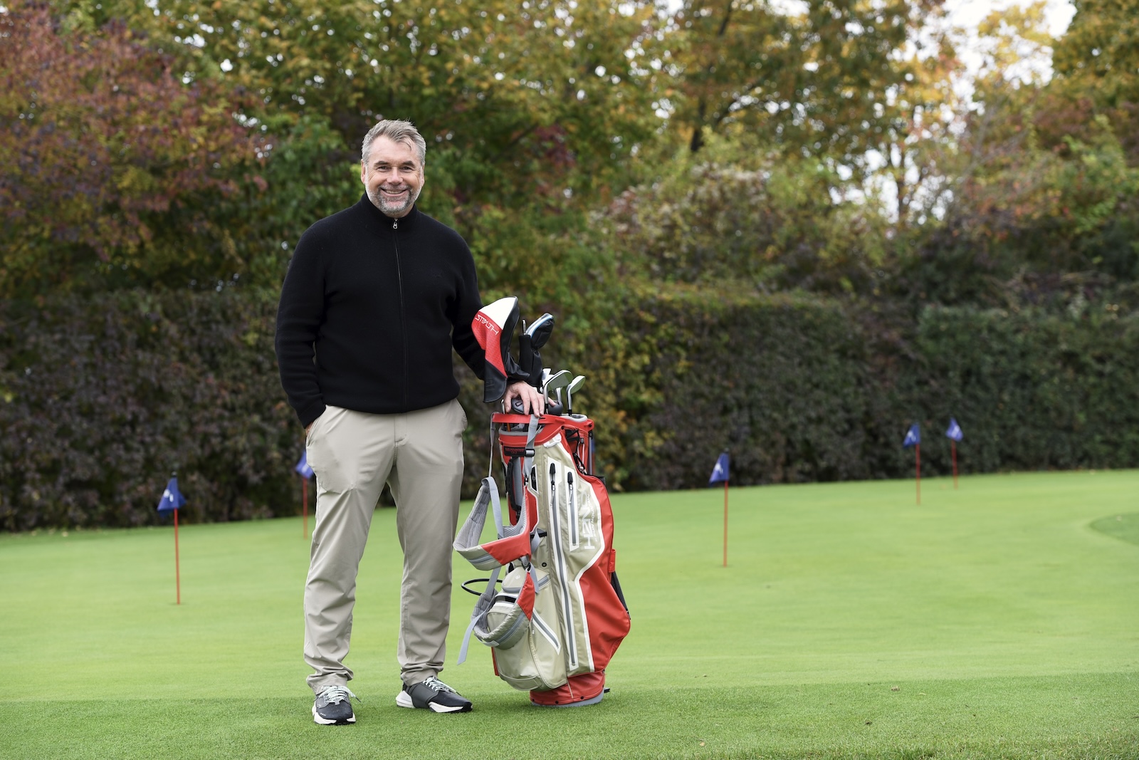 Bernd Hollerbach beim Golf im Golf Club Würzburg