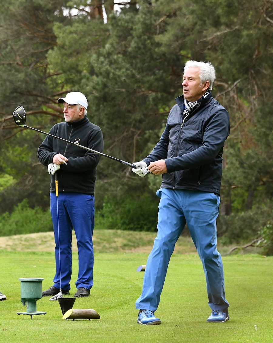 Klaus Wowereit und Wolfgang Kubicki beim Golf