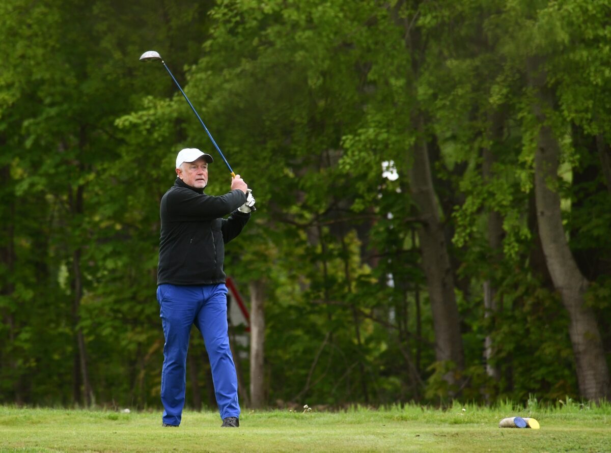 Wolfgang Kubicki beim Golf