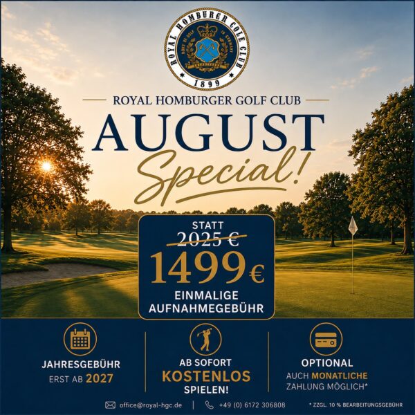 August Special – Mitglied werden